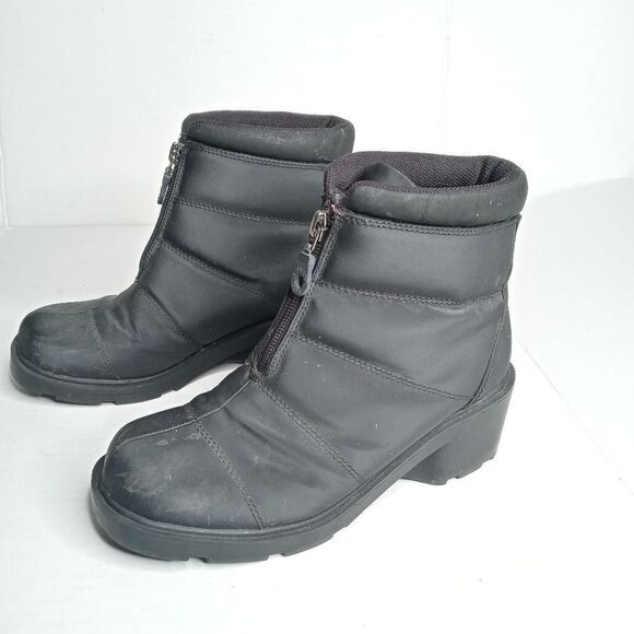 London Fog black ankle boots size 6 - Picture 1 of 7